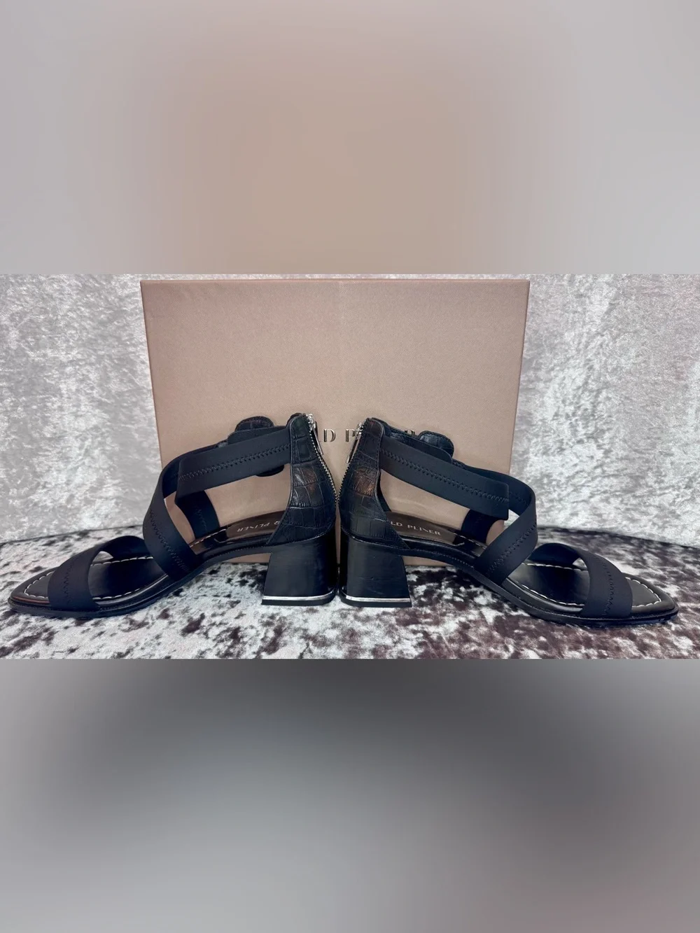 Donald Pliner Helen Strap Block Sandal
